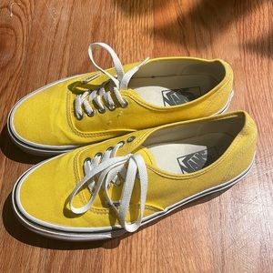 Women’s yellow vans